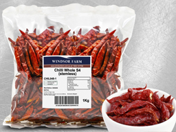 Chilli Whole S4 (Stemless) 1Kg