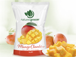 Mango Diced IQF Natures Grocer 1kg