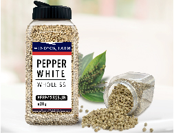 Pepper White Whole SS 620g Jar