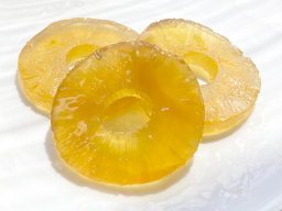 Glace Pineapple Candied Slices 4kg: 656193