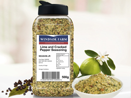 Lime And Cracked Pepper Seasoning NDG & No Added MSG 500g Jar